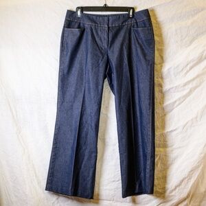 Classiques Entier NWOT dressy pants, dark wash, bootcut, front seaming